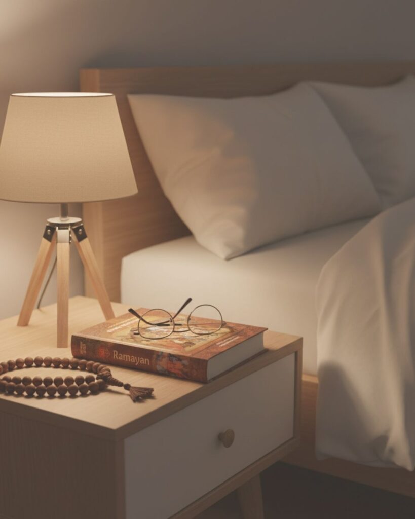 🌙 📿Mala by the Bedside — A Simple Habit That Saved My Nana Ji from Sleepless Nights calm the distracted mind with mala or chanting.